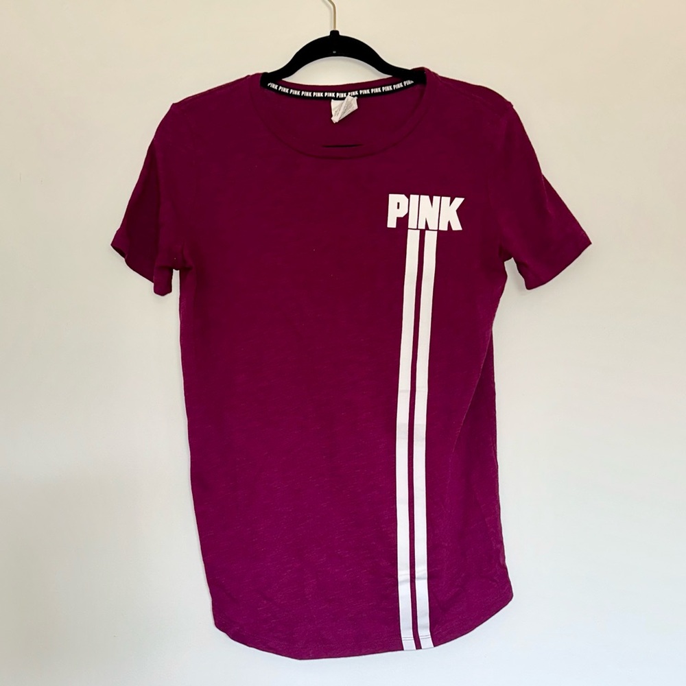 Victoria's Secret Pink Top with Black Trim